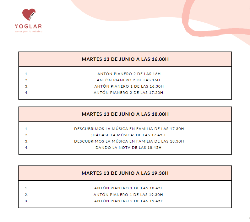 Fiesta LCM Martes